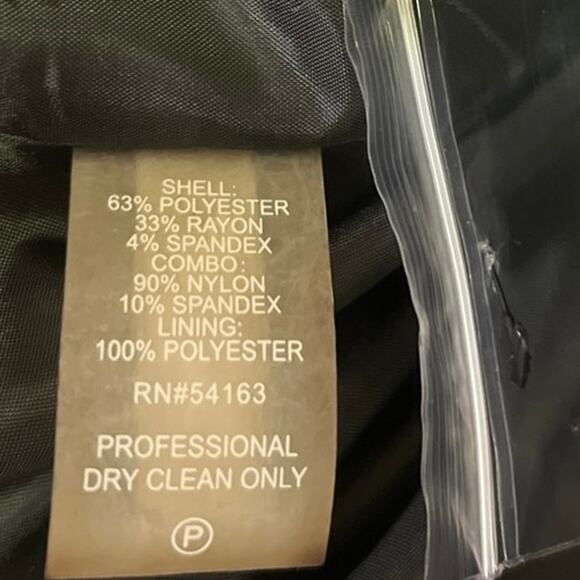 NEW Calvin Klein Black Pearl Button Sleeveless Knee Length Pencil Sheath Dress 8 - Picture 6 of 6